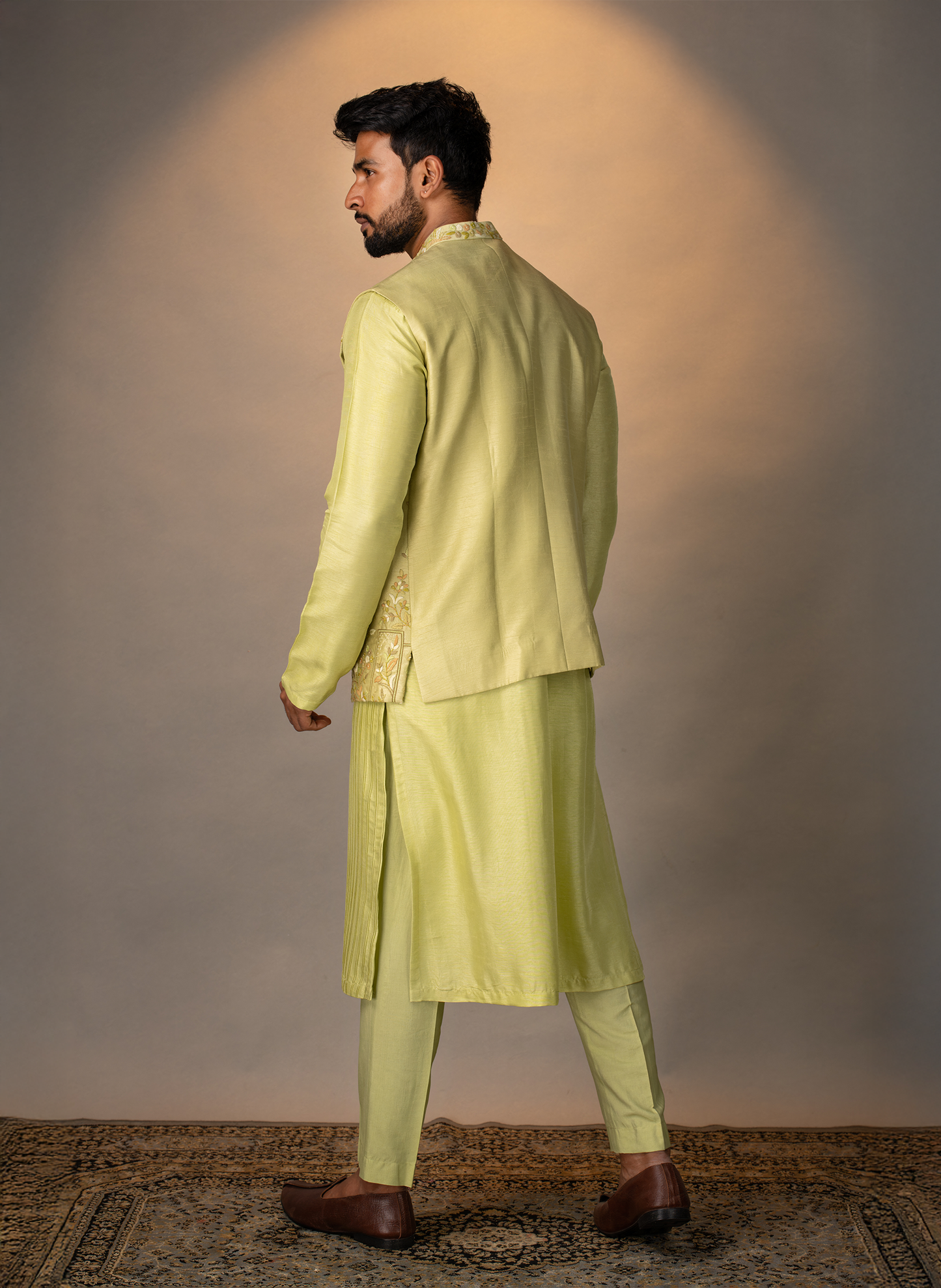Lime Green Jacket Set