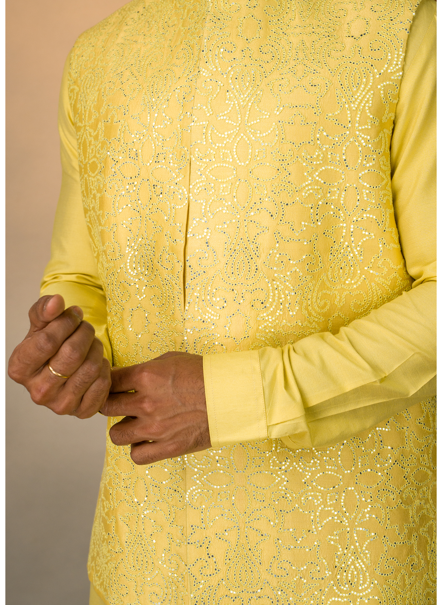 Abla Embroidered Jacket Set