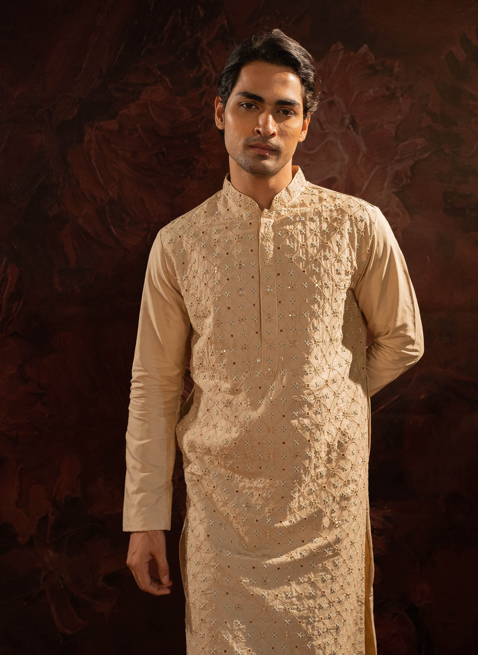 beige-silk-embroidered-kurta-set-with-pearl-highlights