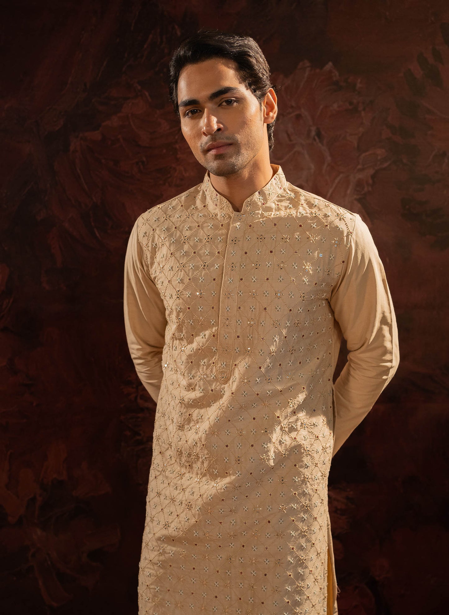 beige-silk-embroidered-kurta-set-with-pearl-highlights