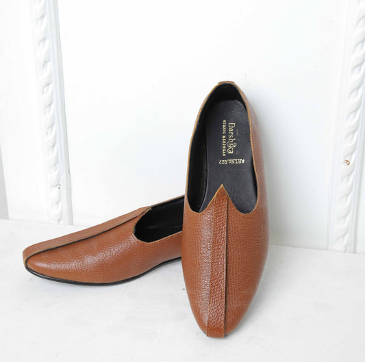 Tan Leather Jutti