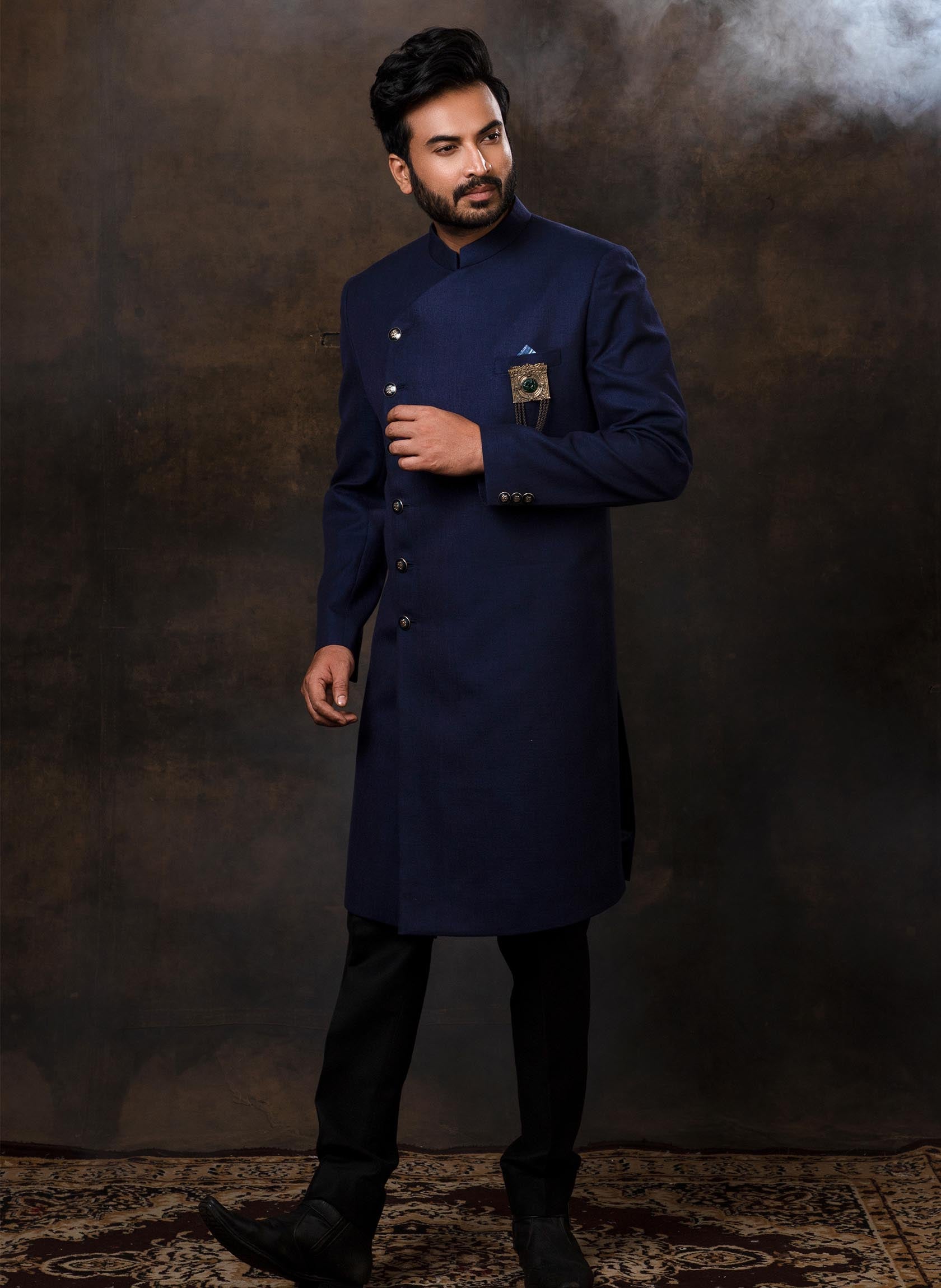 blue-side-cut-bandhgala-with-trousers
