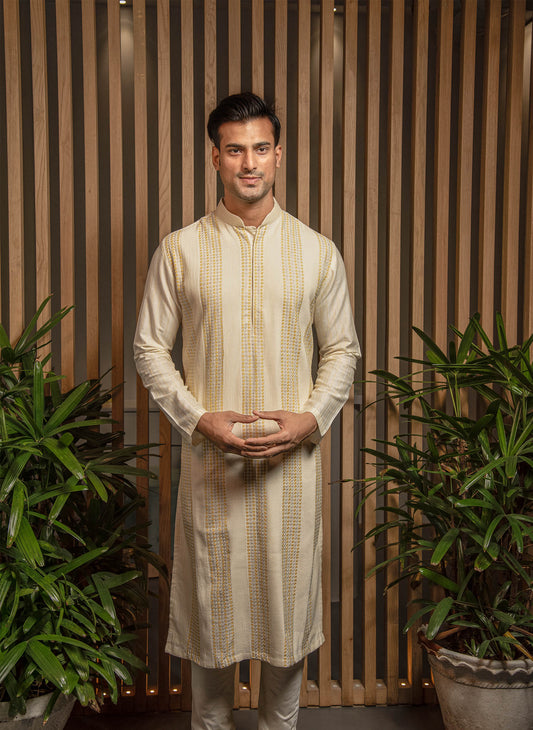 ivory-embroidered-kurta-set