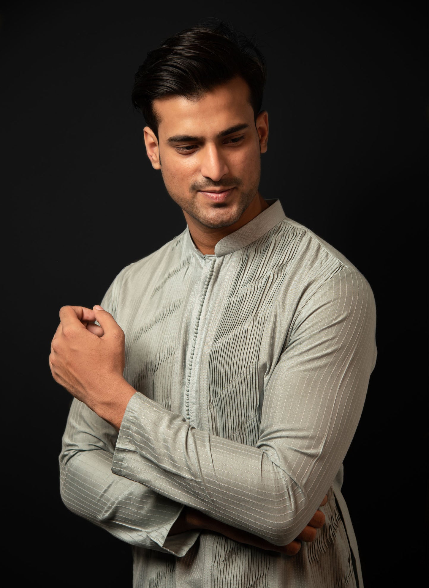 aqua-asymmetric-kurta-set