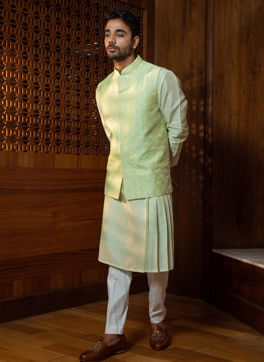 mint-embroidered-jacket-with-kurta-set