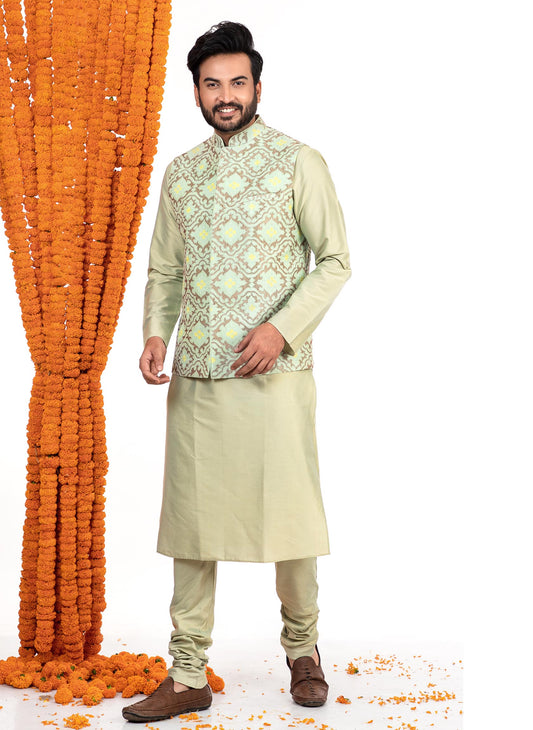 mint-patchwork-jacket-set