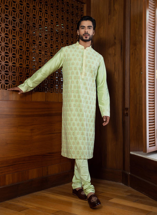 mint-green-embroidered-kurta-set