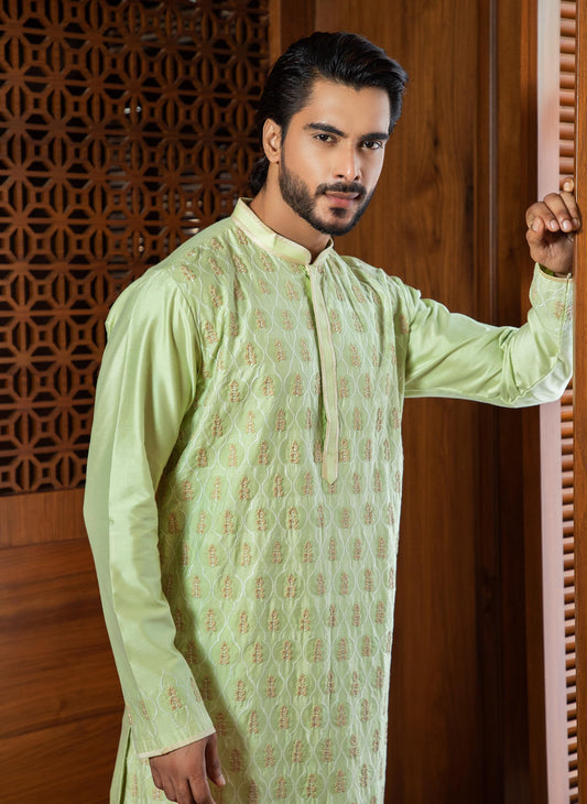 mint-green-embroidered-kurta-set
