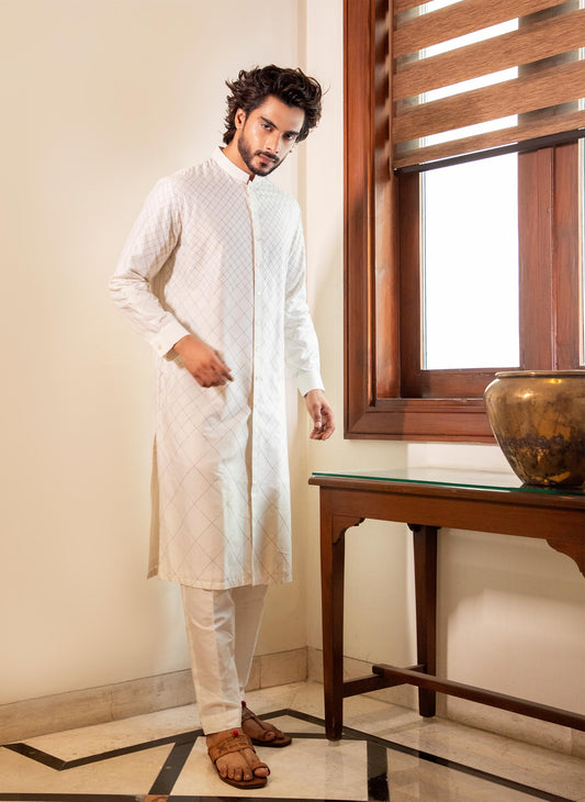 offwhite-front-open-kurta-set