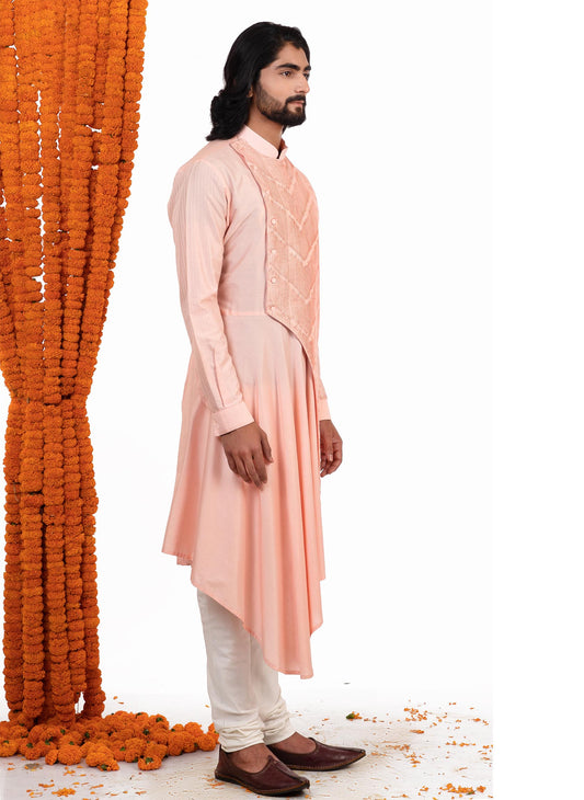 pink-sufi-style-kurta-set