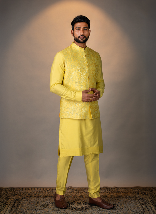 Abla Embroidered Jacket Set