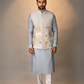 Blue Eclectic Jacket Set