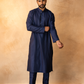 Navy Blue Beading Kurta Set