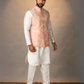 Pink Parsi Jacket Set