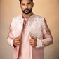 Pink Silk Jacket Set