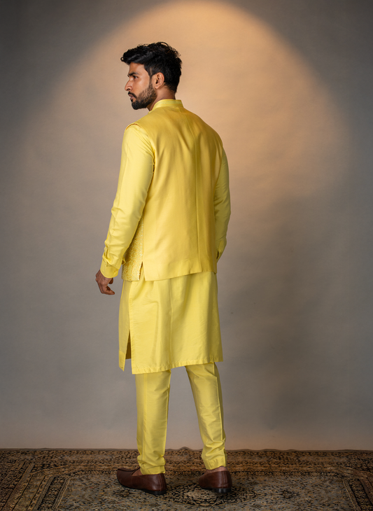 Abla Embroidered Jacket Set