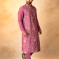 Grape Birds Embroidered Kurta set