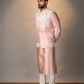 Pink Silk Jacket Set