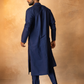 Navy Blue Beading Kurta Set