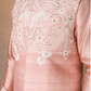 Pink Silk Jacket Set