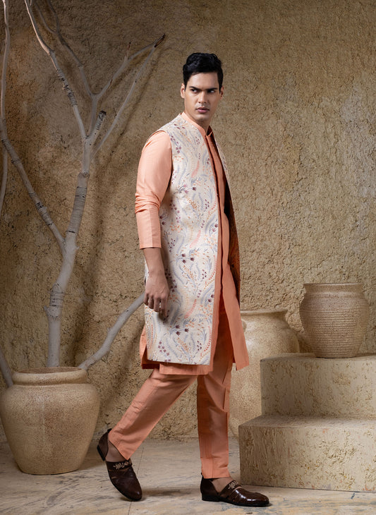 Foliage Long Jacket Set