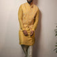 yellow-embroidered-bandi-with-kurta-set