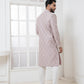 Mauve Embroidered Sherwani