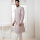 Mauve Embroidered Sherwani