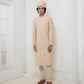 Fawn threadwork sherwani