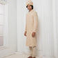 Fawn threadwork sherwani