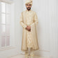 Beige Floral Zardosi Sherwani Success