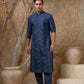 Hand Embroidered Elephant Jacket Kurta Set