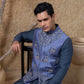 Hand Embroidered Elephant Jacket Kurta Set