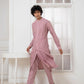 Purple Pintuck Kurta Set