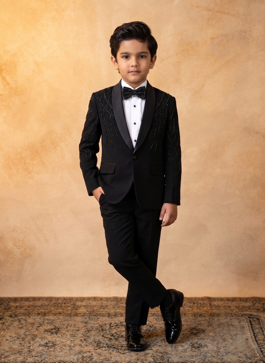 Black Sequin Tuxedo