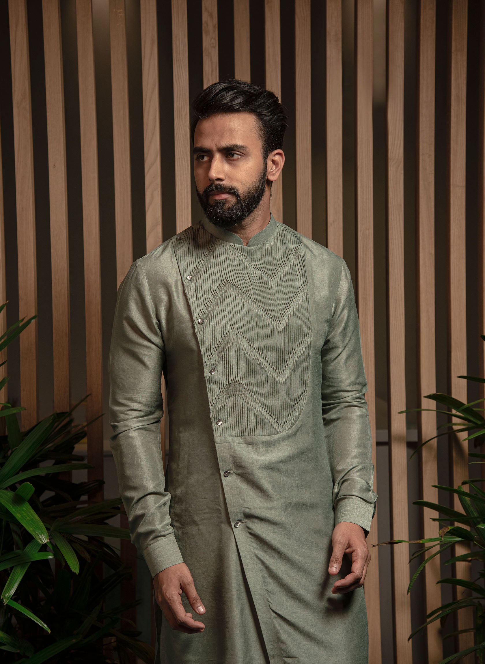 sage-green-asymmetric-kurta-set